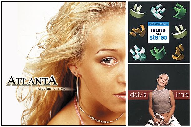 atlikėjų Atlanta, Andrius Mamontovas ir Deivis albumų viršeliai, išleisti „Koja Records“ įrašų kompanijos